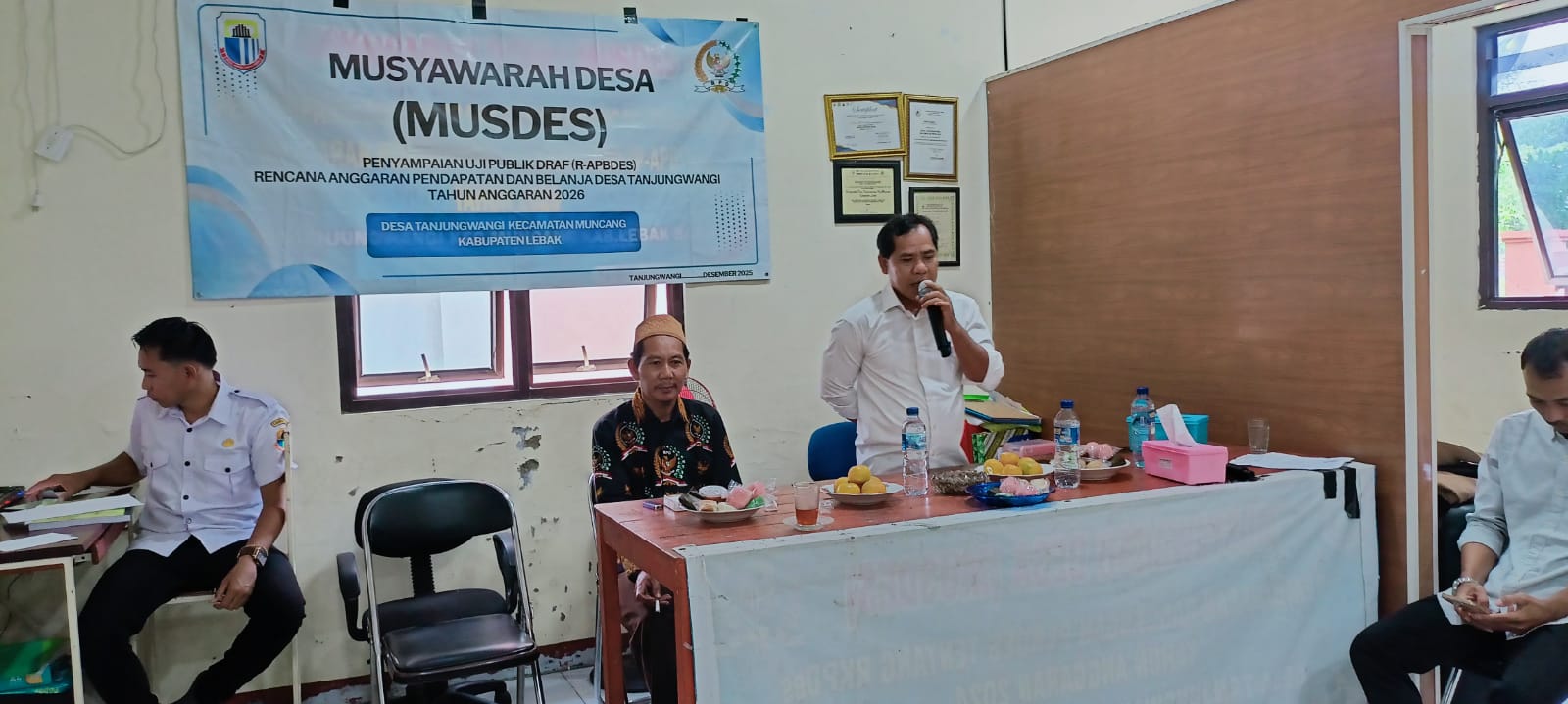 Sambutan Kepala Desa Tanjungwangi (SATRIA CH)